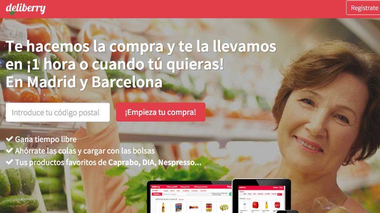 Deliberry è un marketplace spagnolo con cui ricevere la spesa a domicilio